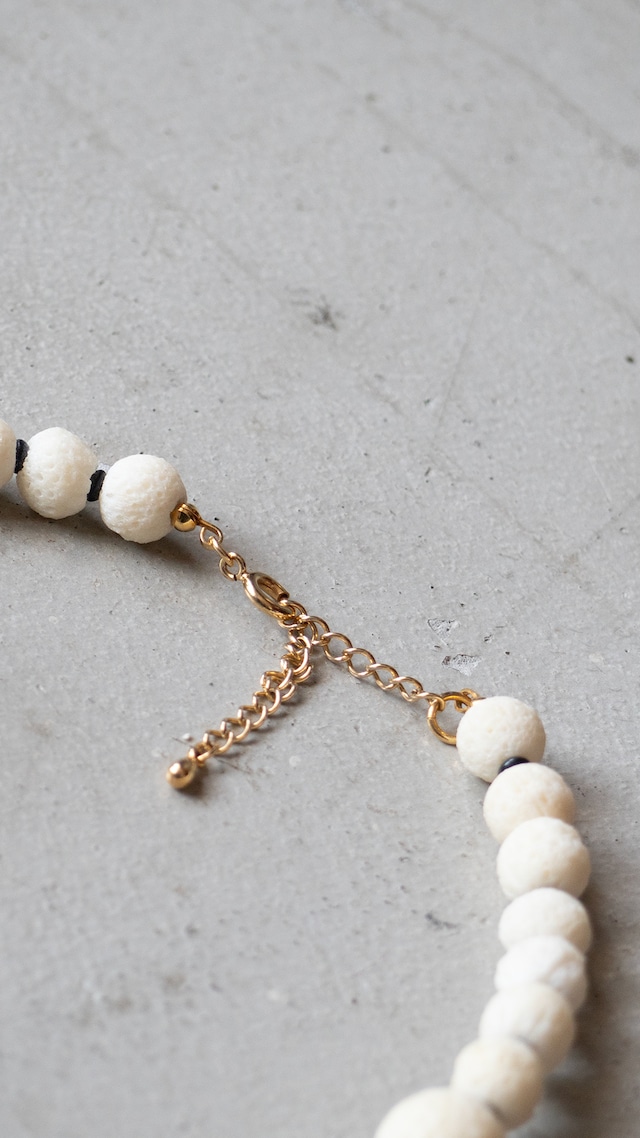 unknown used Turquoise white coral necklace