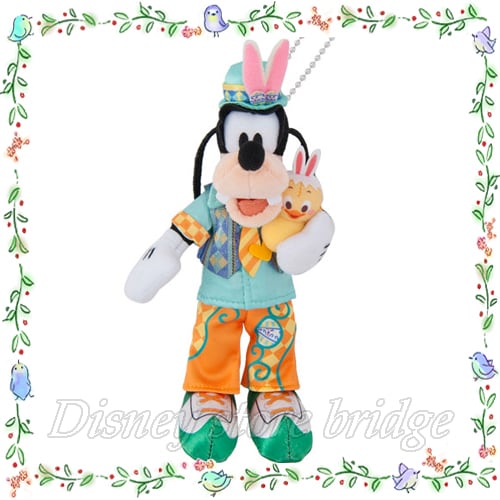 グーフィー ぬいぐるみバッジ ぬいば うさピヨ 2020 ディズニー  限定 公式 イースター