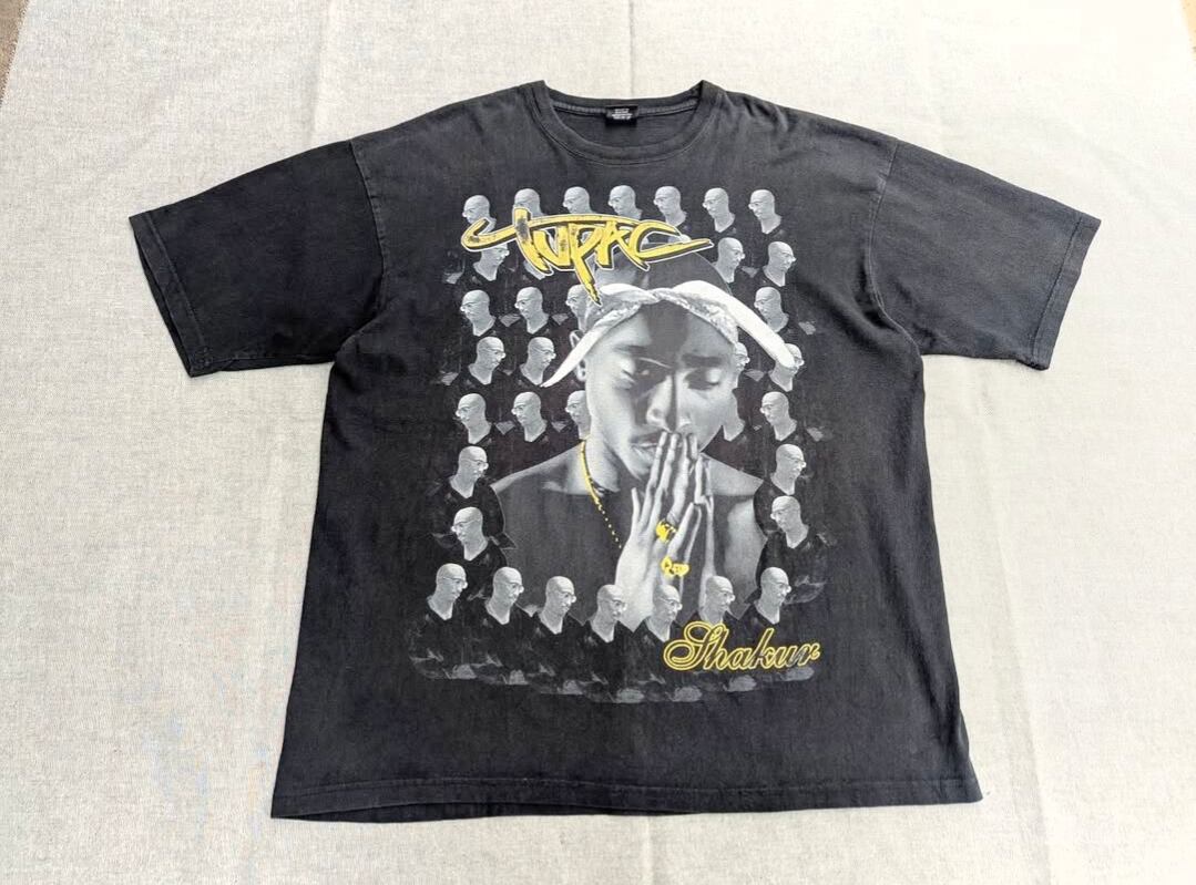 2pac shakur print tee 小岩店