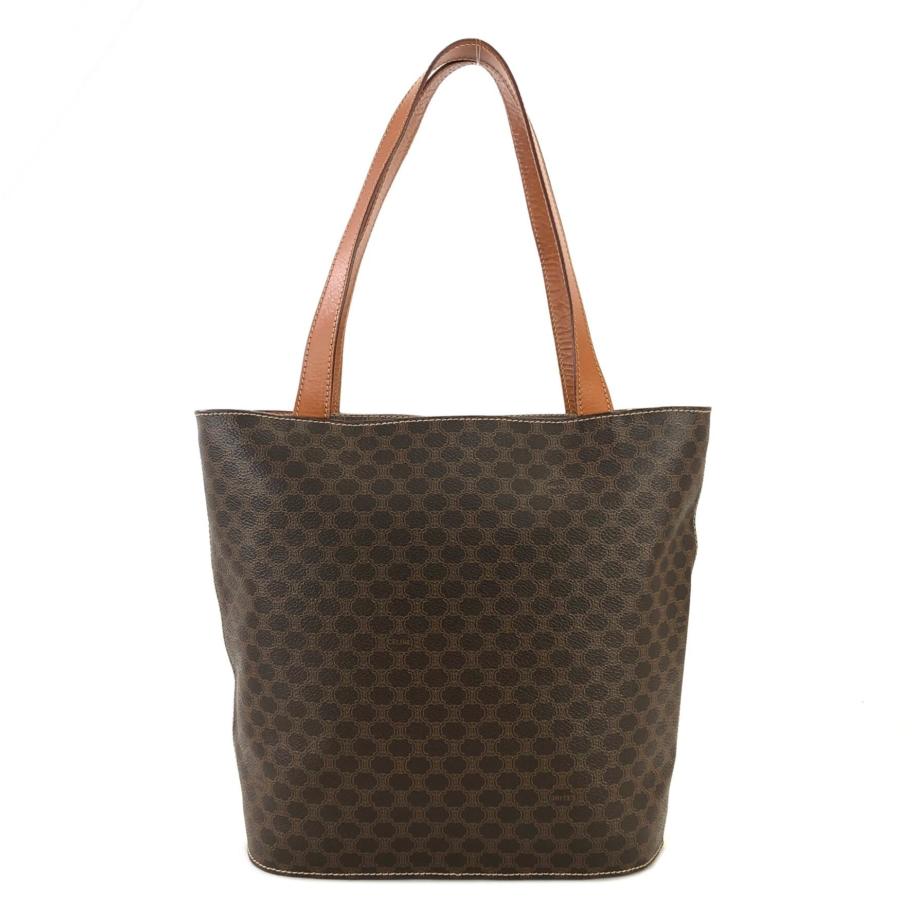 CELINE トートバッグ 　オールドセリーヌ　ヴィンテージ CELINE セリーヌ チェーン柄 トリオンフ キャンバス トートバッグ