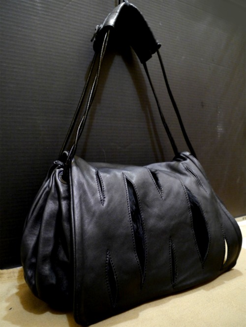 2014希少◆ALEXANDER WANG アレキサンダーワン ユニセックス ファーｘレザー チェーンショルダー トート バッグ 黒◆ レイヤードがお洒落♪
