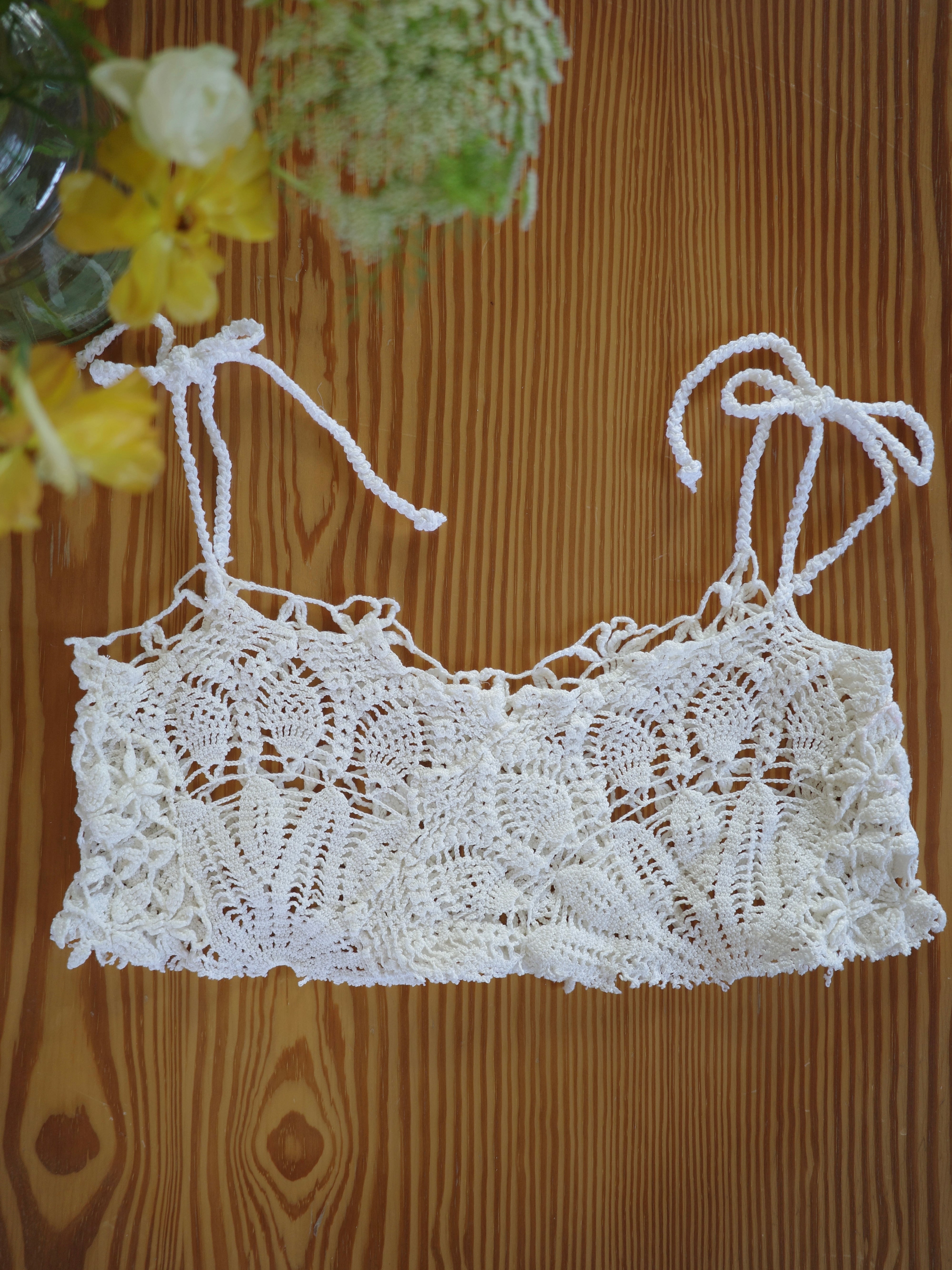 〈vintage〉remake lace bustier ⑥