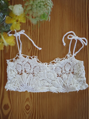 〈vintage〉remake lace bustier ⑥