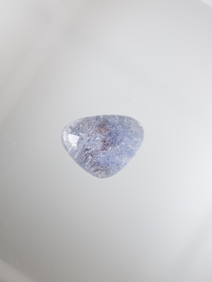 Dumortierite in Quartz - b17