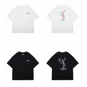 Tennis graphic back print tee 1468