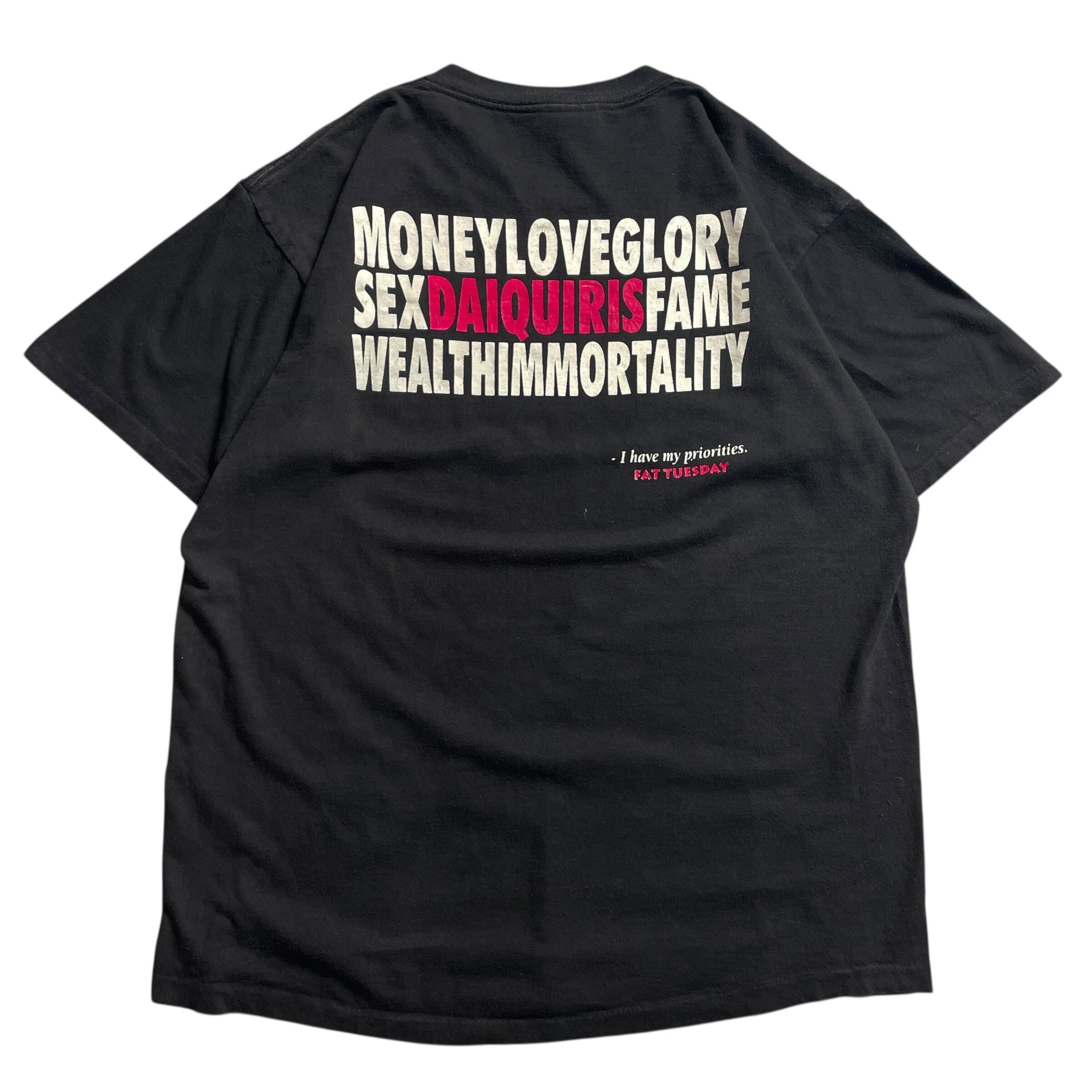 90s USA製 message ジョーク 欲望 vintage T-shirt