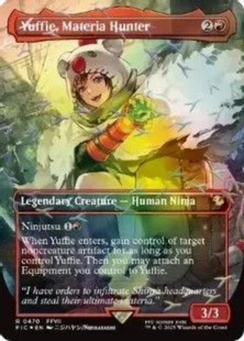 MTG《マテリアハンター、ユフィ/Yuffie, Materia Hunter(FIC)》英語 ボーダーレス チョコボトラック・Foil の商品画像