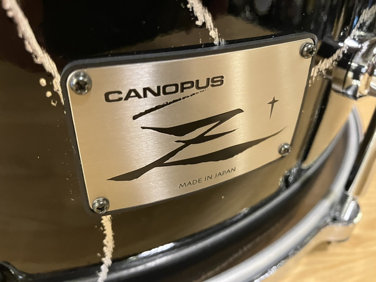 邦楽 CONFUSE GISM 限定]CANOPUS HS-1465 GR Zelkova “ GINRAN/銀襴 ” Snare Drum 14