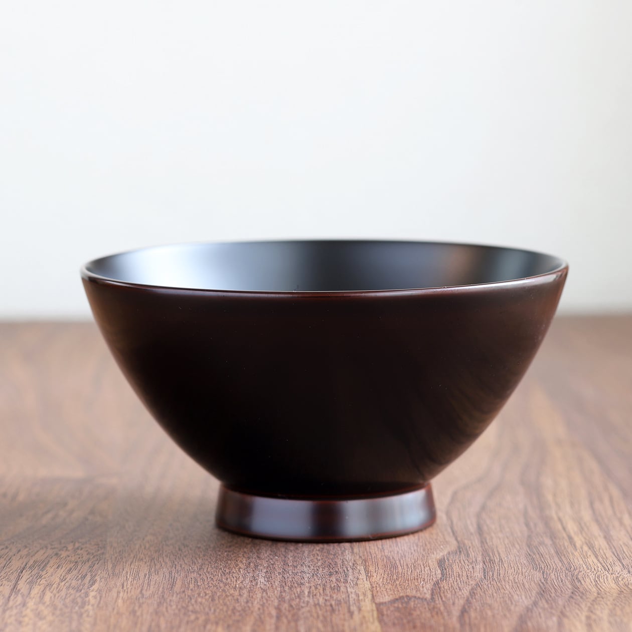 漆塗りのごはん茶碗。軽くて、割れない注目の【 飯椀 】色は2色 ①