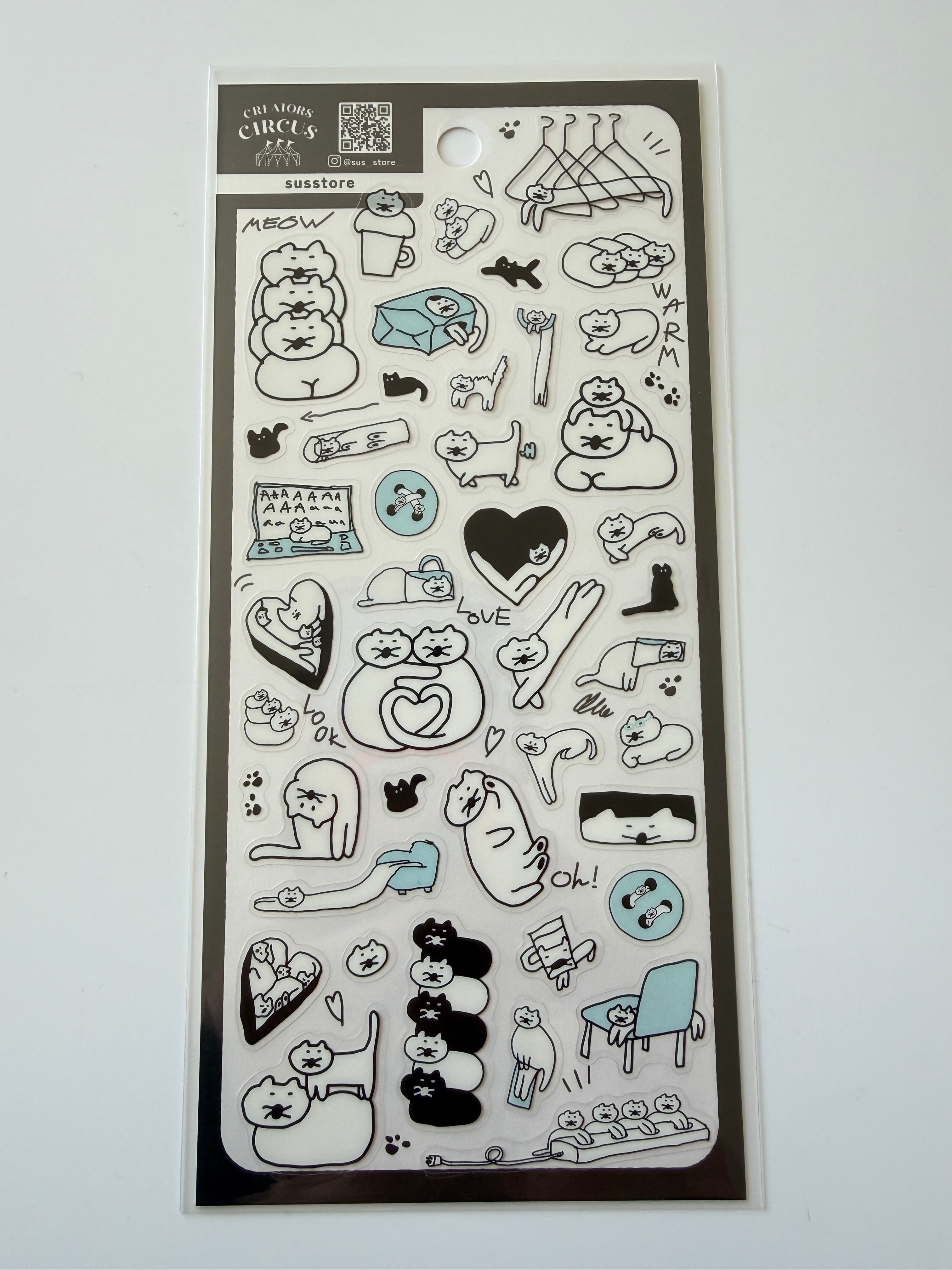 CREATORS CIRCUS 透明シール susstore