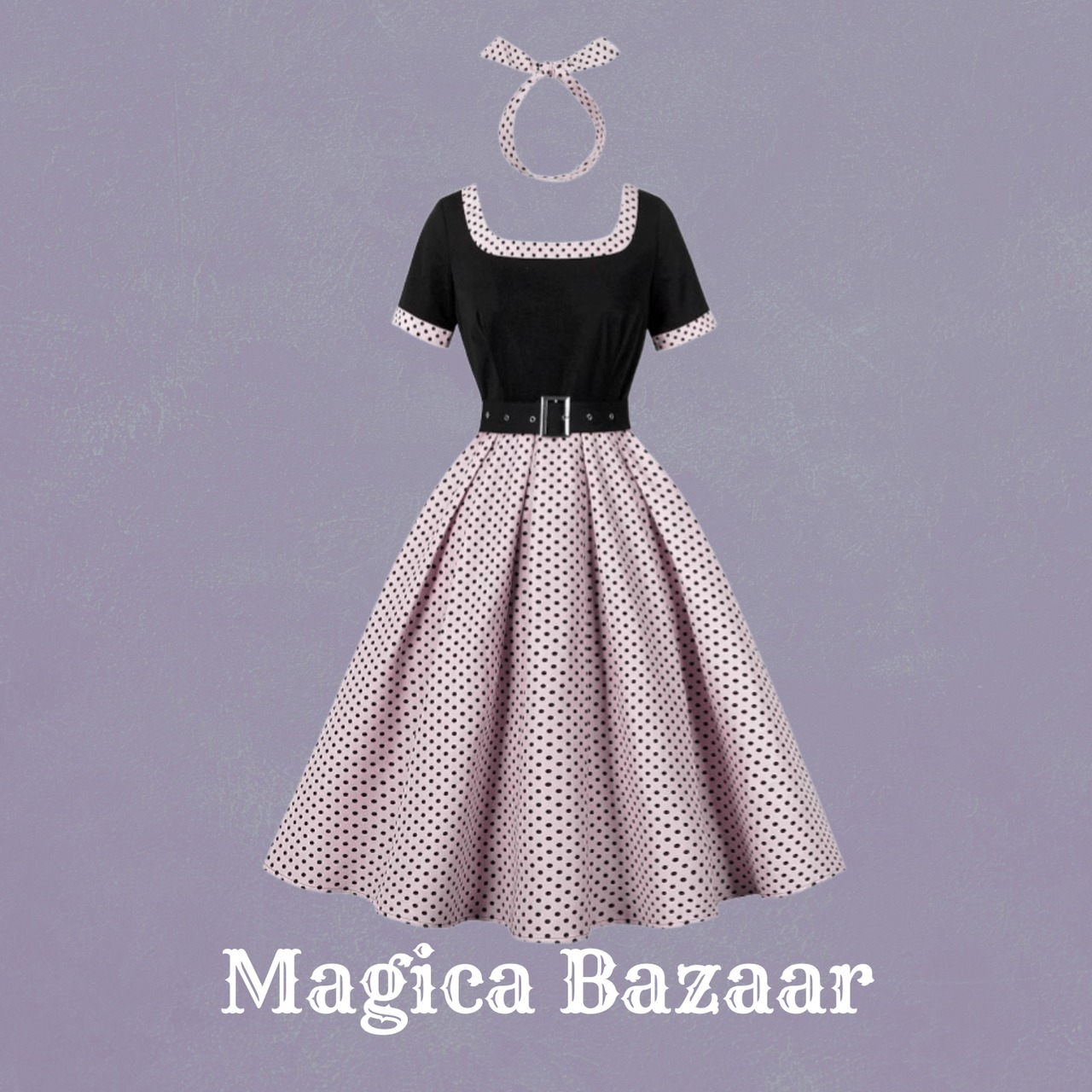 キャンディウィッチ　フレアドレス&ヘアアクセ　M24400