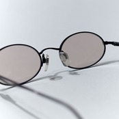 "EMPORIO ARMANI" OVAL  SUNGLASSES BROWN