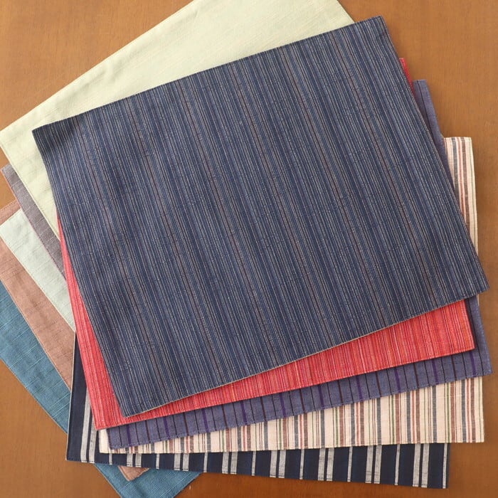 会津木綿 ランチョンマット Aizu cotton Placemat #230-1 | 和食器のお