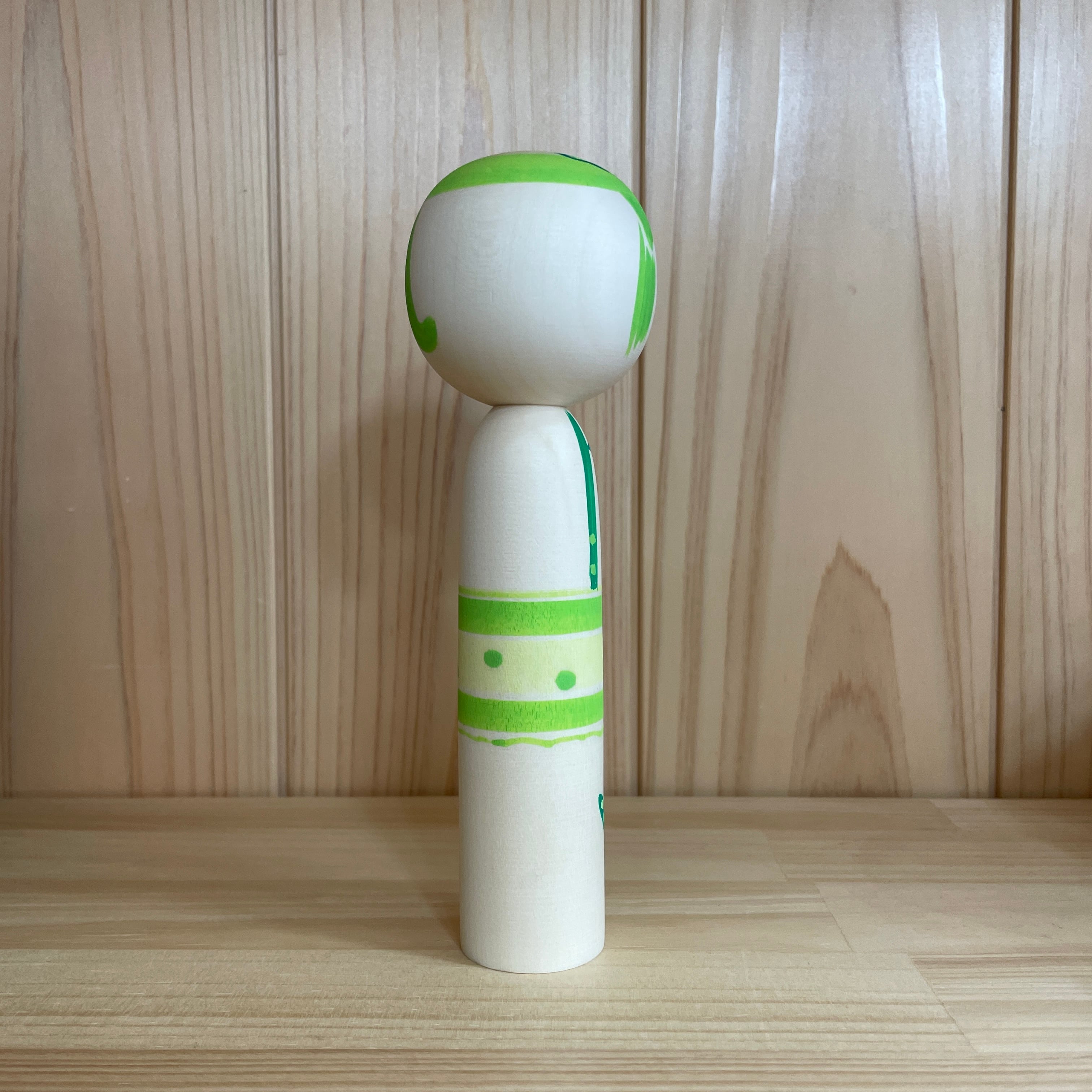 新山真由美工人：弥治郎系】ずんだもんこけし：6寸 18㎝ N10MaN-428