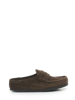 BIRKENSTOCK レディース シューズ レザー・スエード・ラバー ブラウン