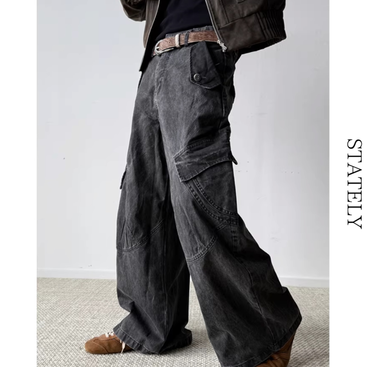 Vintage Cargo パンツ/2color_B129・画像7