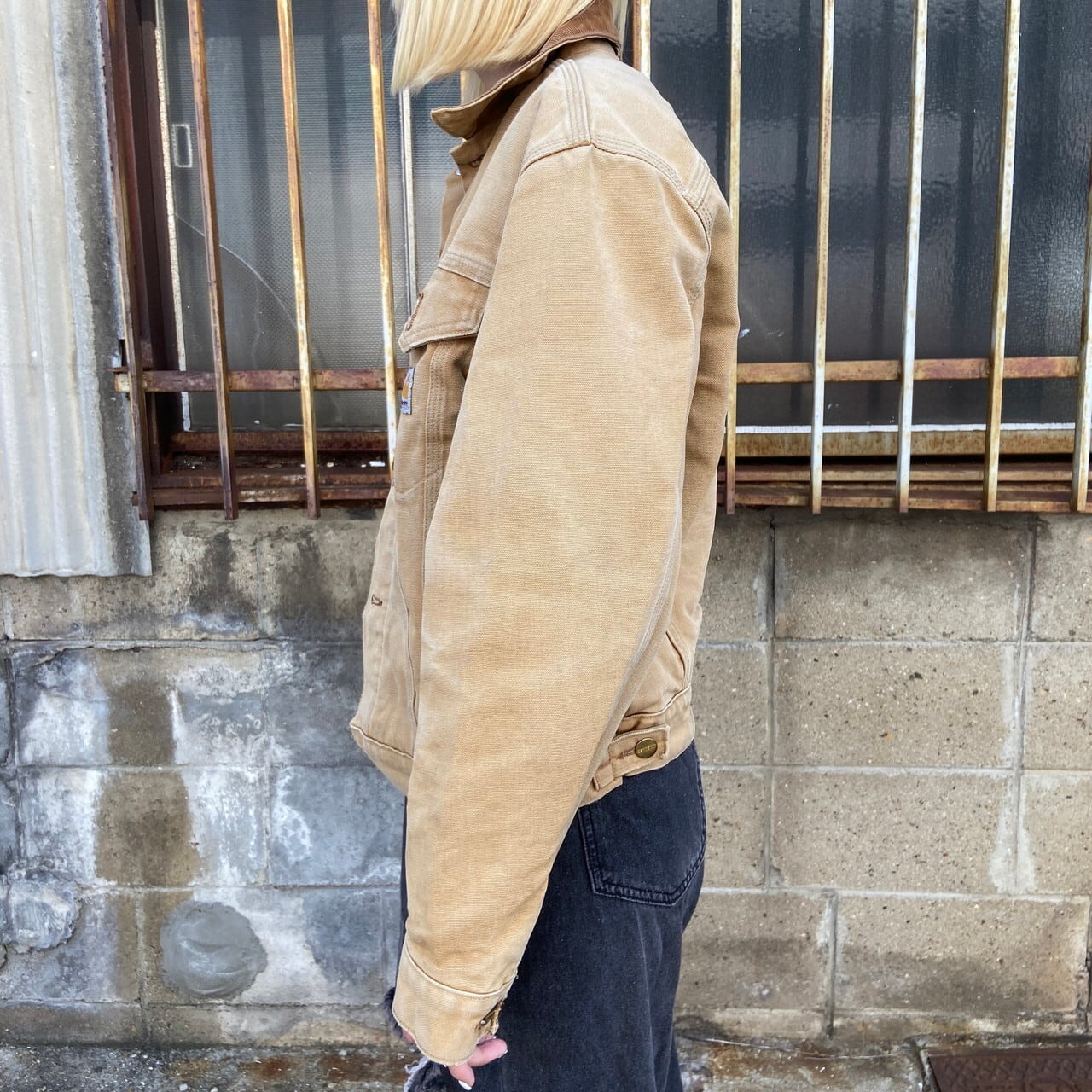 90年代 USA製 Carhartt カーハート J09 BRN ダック キャンバス 
