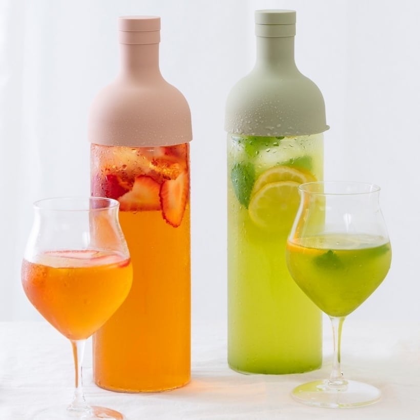 フィルターインボトル(中・ガラス製)1000ml【ロゴ入り】 | はじまりの紅茶