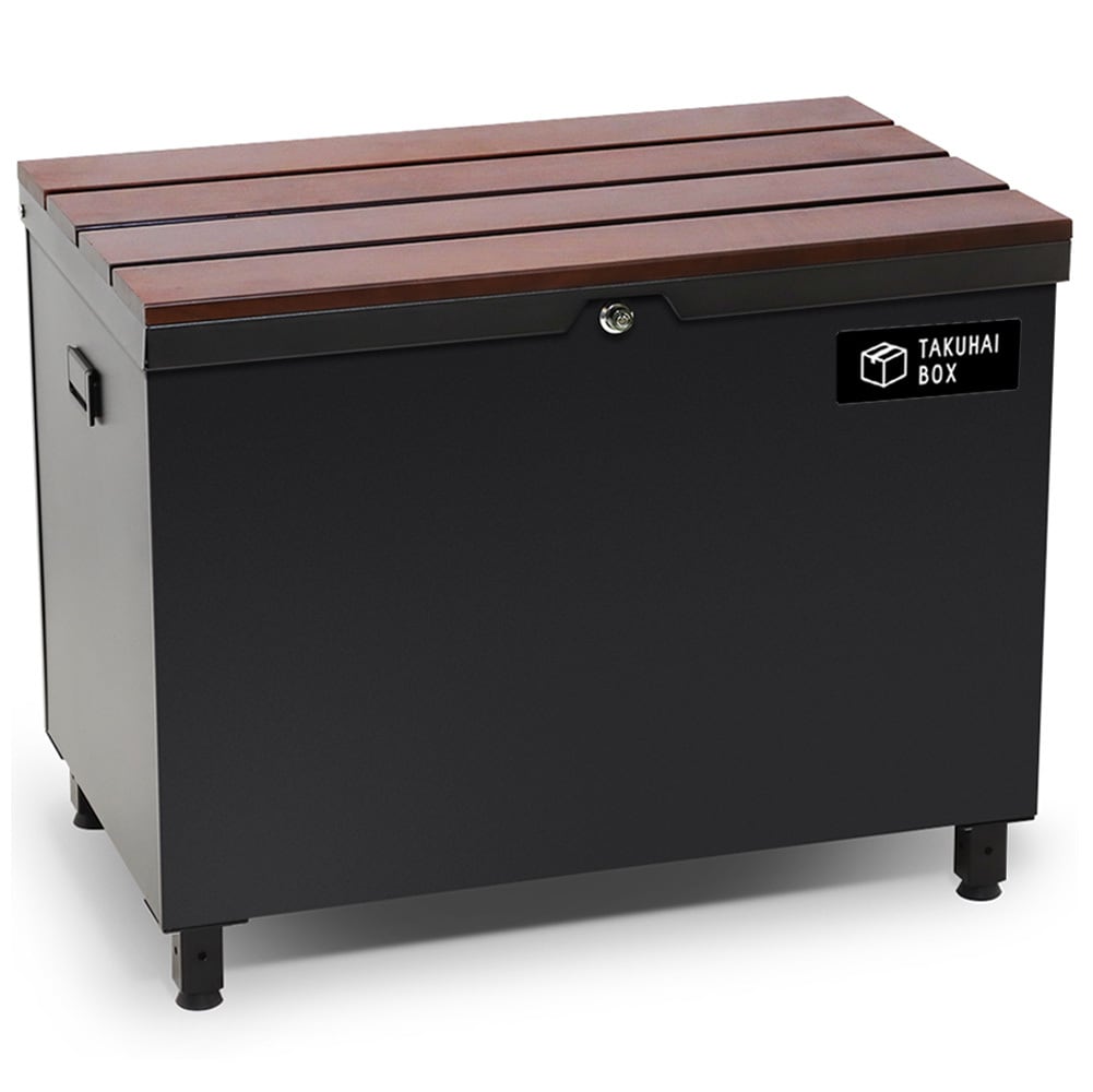 ベンチ型宅配ボックス胡桃