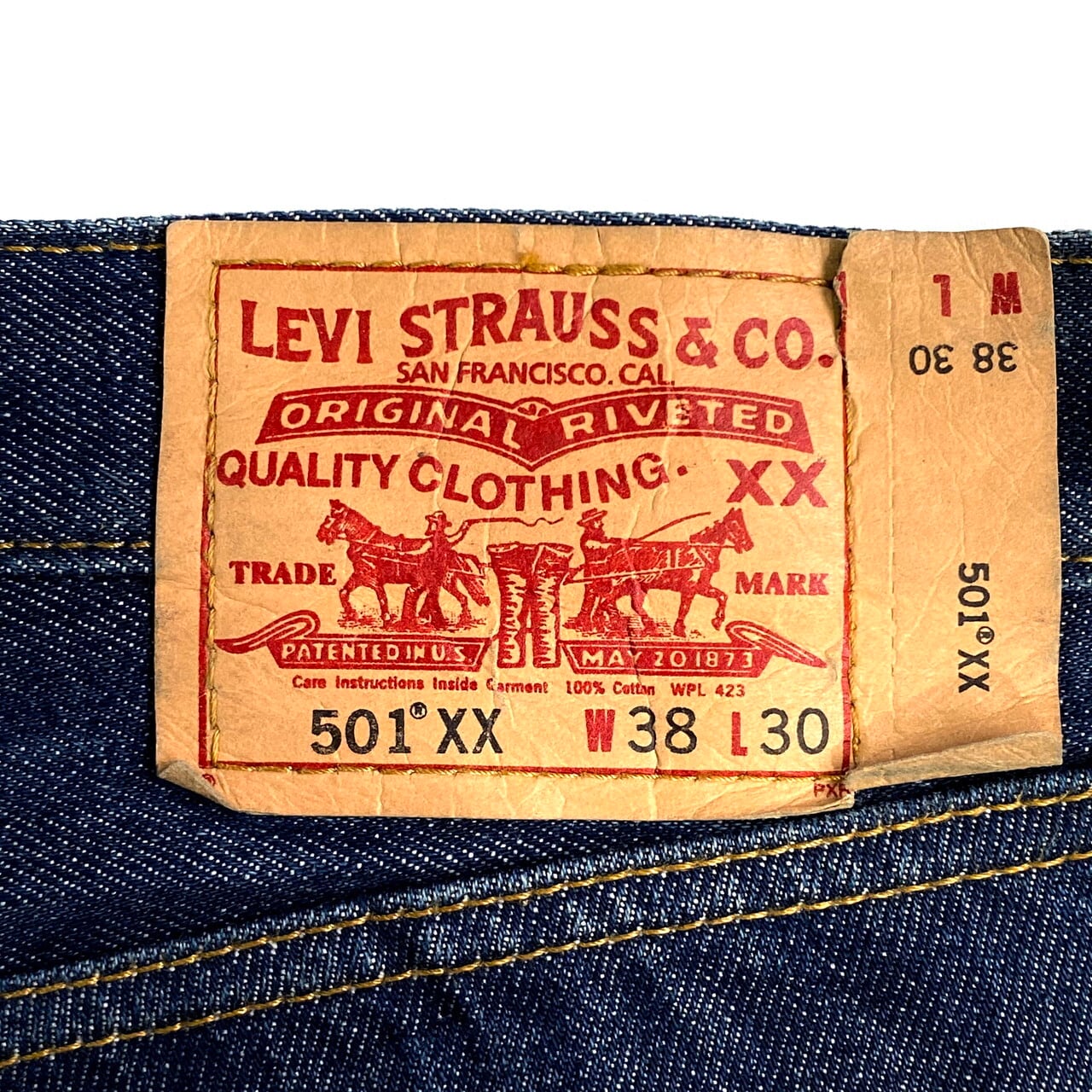 Levi’s 505 USA製 インディゴブルー00s ストレートデニムパンツ