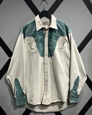 【X VINTAGE】70's "Rockmount" Vintage Western Shirt