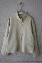 Yellow-beige plaid jacket