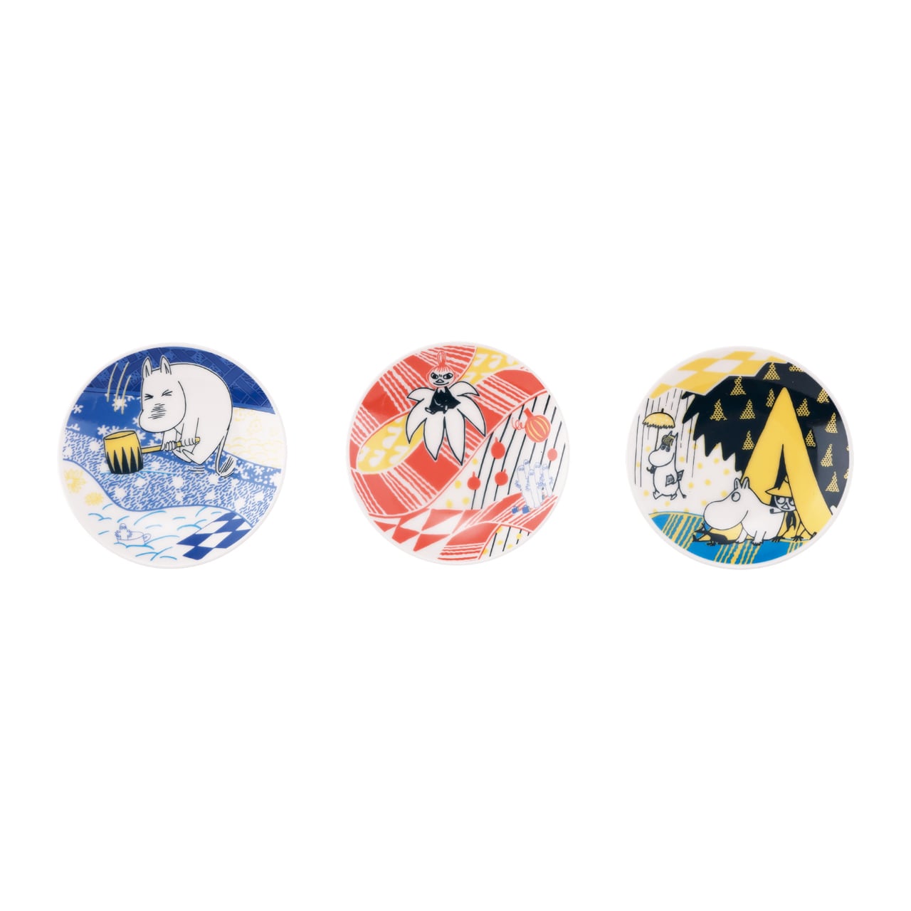 ムーミン】豆皿3枚揃【aina】 MM8500-135 | yamaka official shop - 山