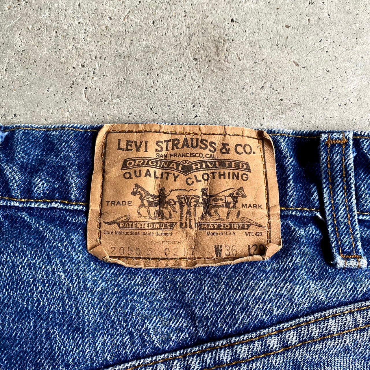 80s Levi's 505 W36×L34オレンジタブ 42TALON