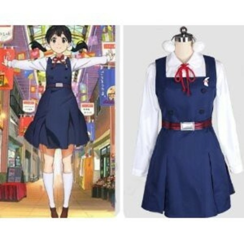 K1274   たまこまーけっと　☆ 北白川 たまこ（きたしらかわ たまこ） 風   コスプレ衣装  cosplay　コスチューム ハロウィン　イベント