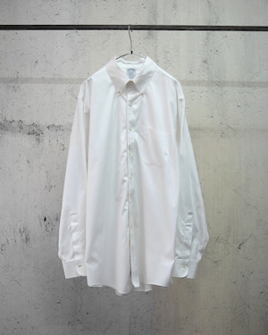 "Brooks Brothers" plain L/S shirt (white)