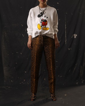 Dries Van Noten / Snake Printed Slacks