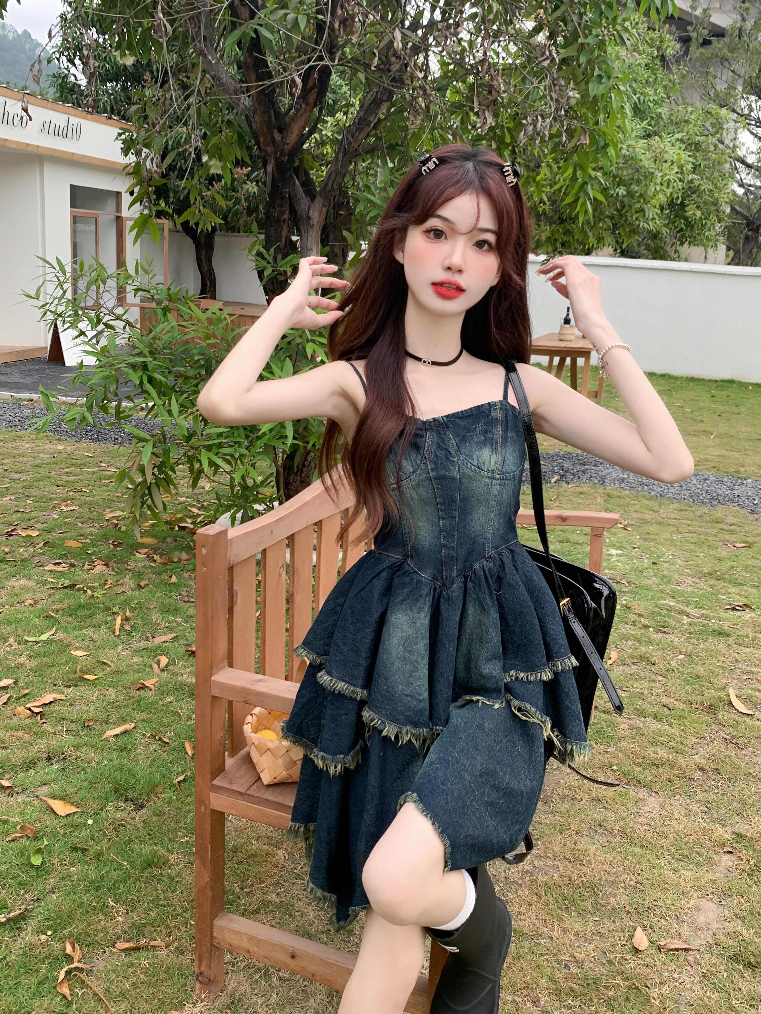 美品 YOKO CHAN クルーネック 膝丈 キャップスリーブ ワンピース ワンピース レディース フォーマル セレモニー 春 夏 秋 (メール便