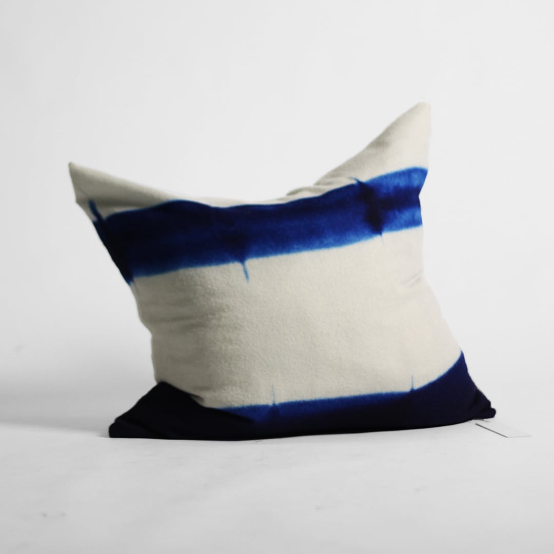 Baby Alpaca Itajime Shibori Border ベビーアルパカ 60cm角
