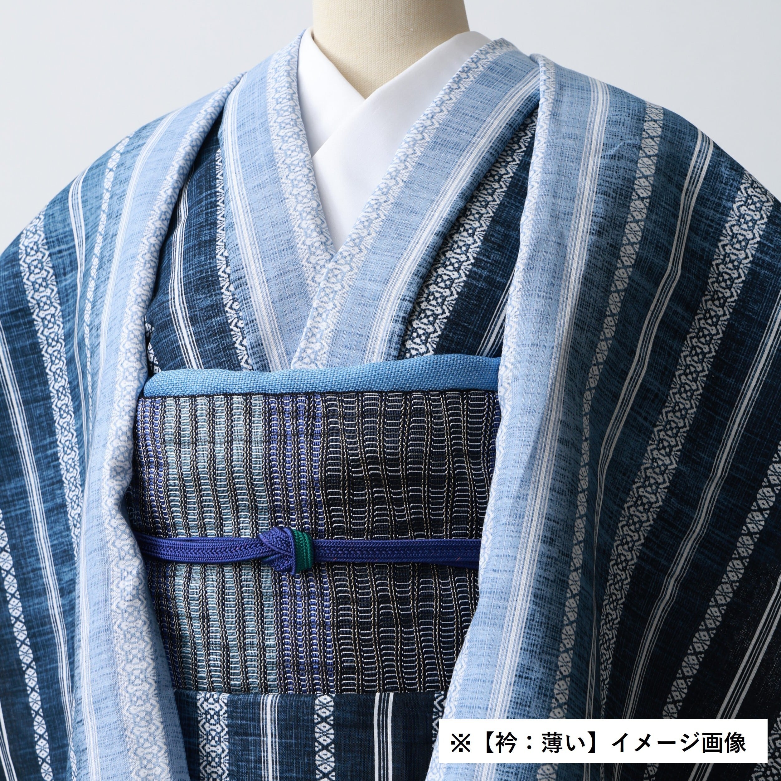 OKANOオリジナル夏きもの「献上涼（すずし）」 ～藍色～ | OKANO博多