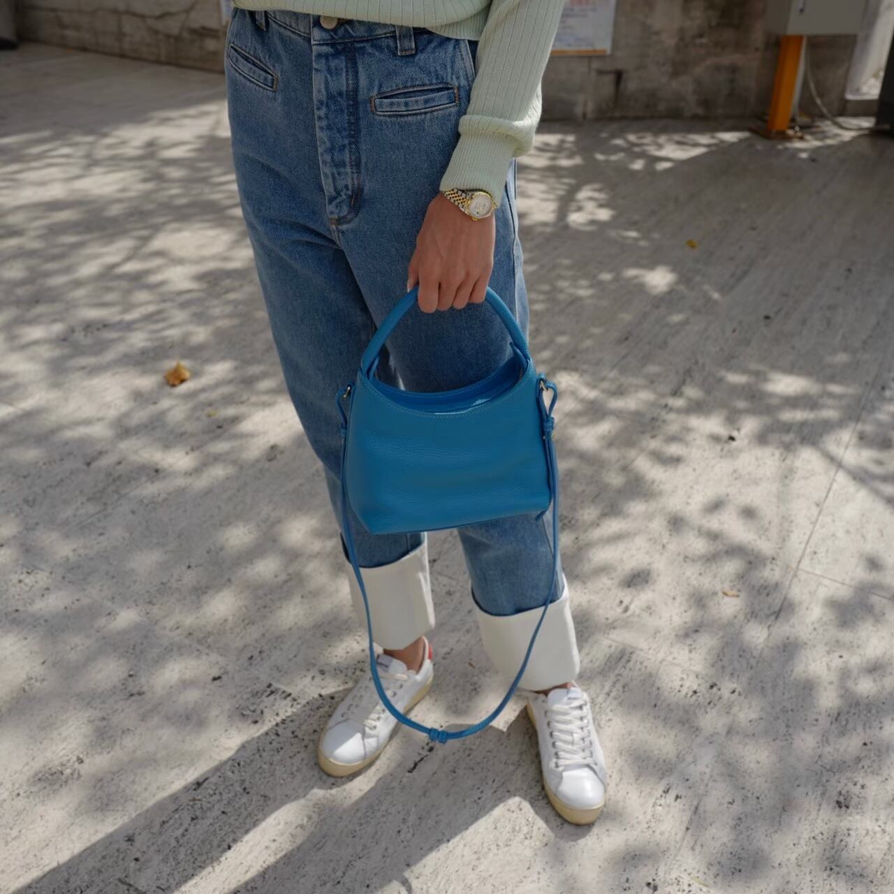 One Handle Bag/Sky Blue