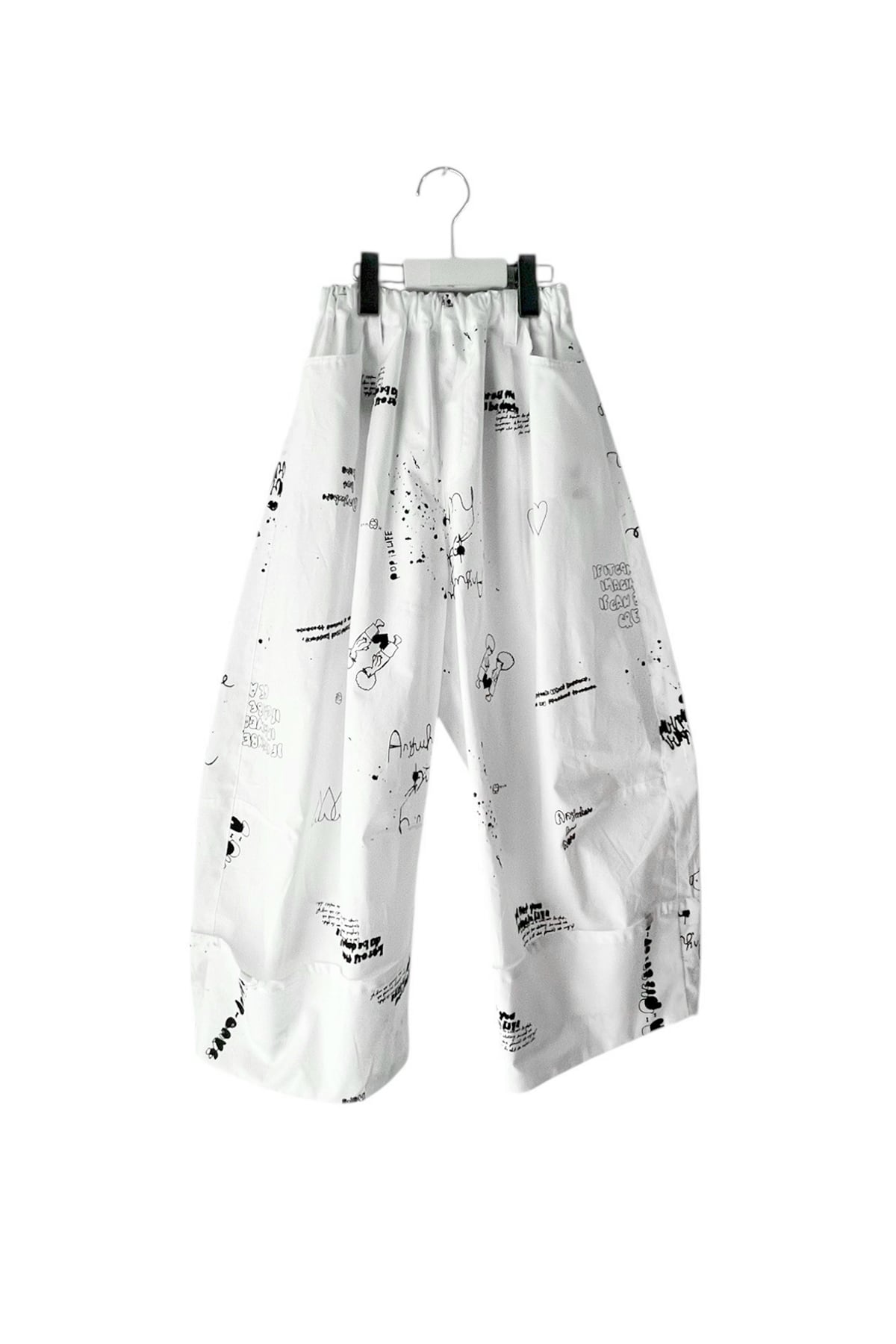 HAND-DRAWN Pt. WIDE MACKIN PANTS【ANOTHER COLOR】/ F2 | frankygrow