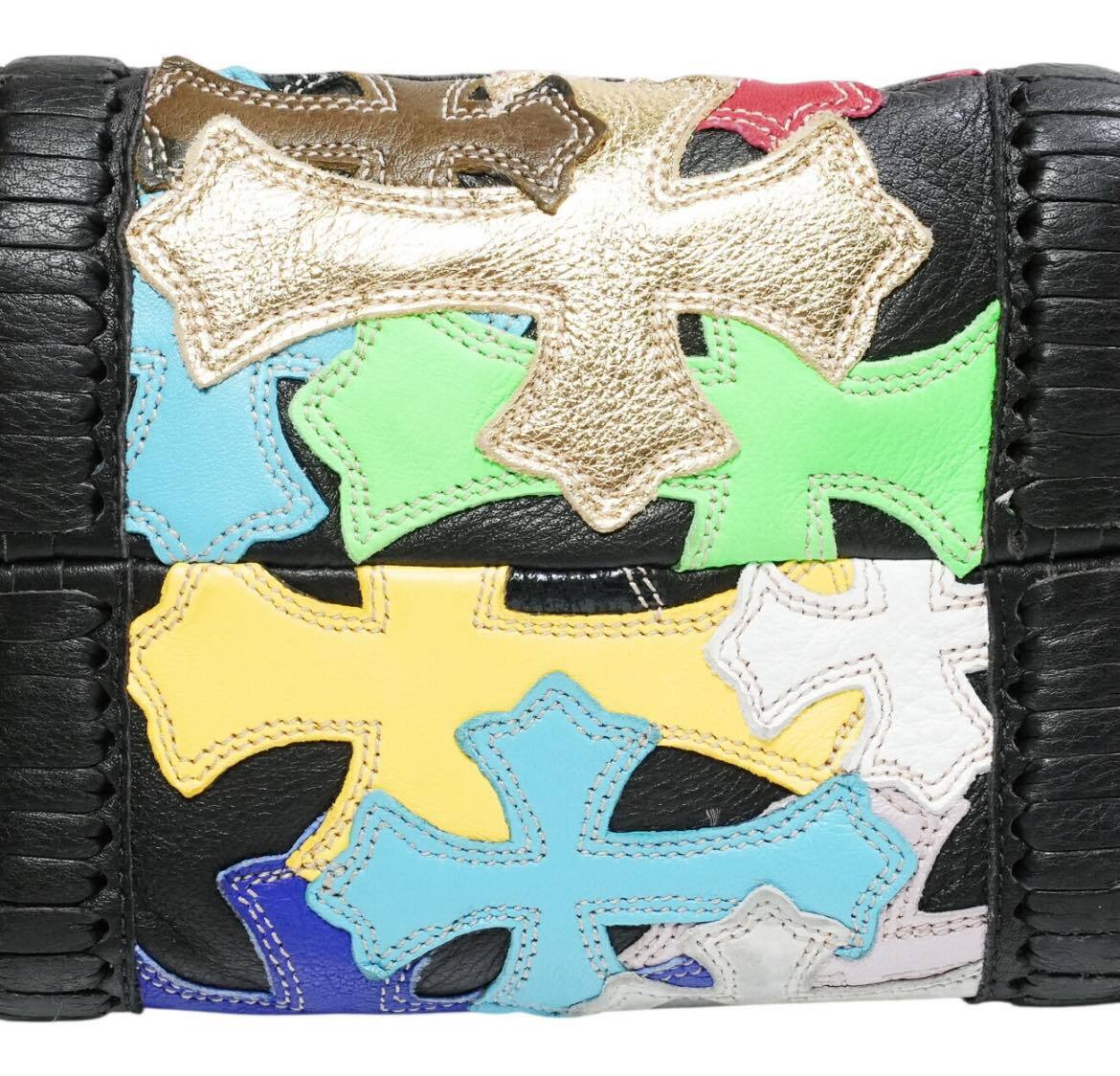 CHROME HEARTS クロムハーツ クロスパッチ カバン マルチカラー