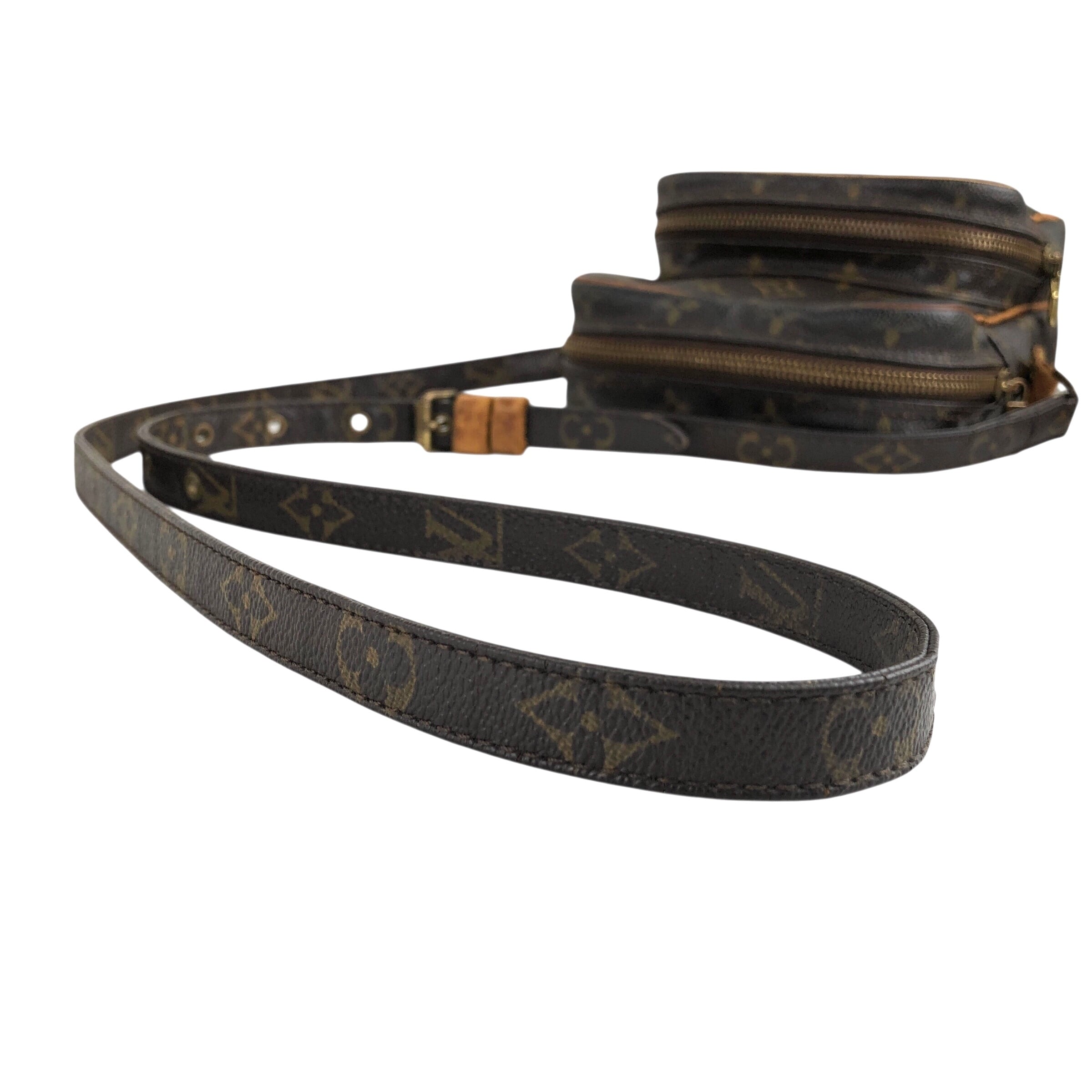 LOUIS VUITTON ルイヴィトン モノグラム  ショルダーバッグ ブラウン  PVC レザー アマゾン ps7m36 LOUIS VUITTON ルイヴィトン モノグラム ショルダーバッグ ブラウン