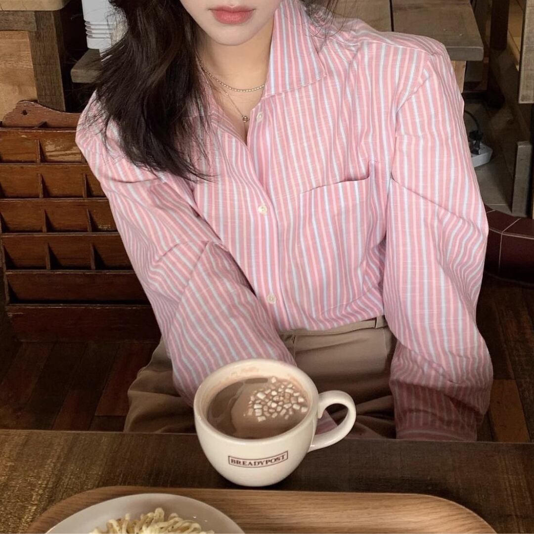 マルチストライブ ロングスリーブシャツ 00546