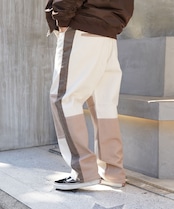 【#Re:room】COLOR SWITCHING WIDE CHINO［REP235］