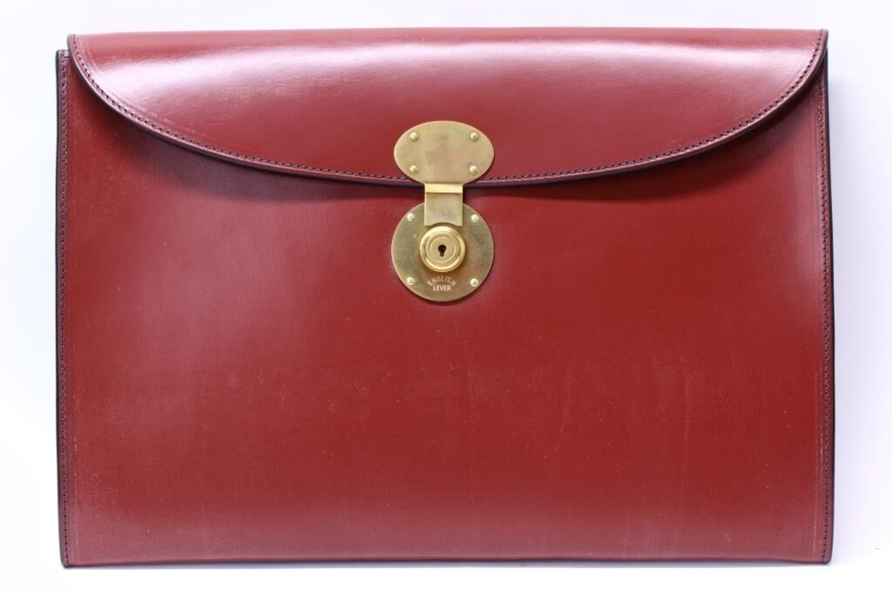 Rutherfords / Folio Case with 806 Lock / Chestnut