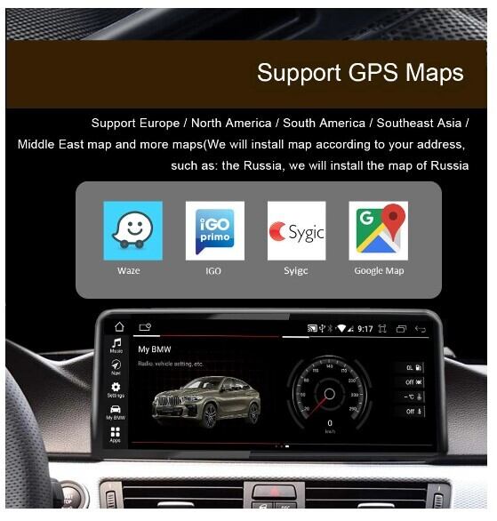 BMW 3シリーズ アンドロイドナビ Carplay-Android 12 BMW 3シリーズ車
