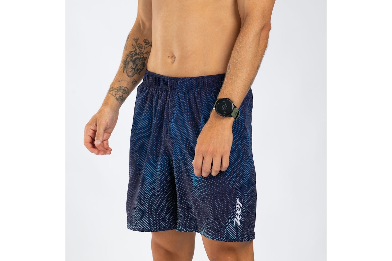MEN RUN 7 SHORT (La Plage) メンズランパンツ 7インチ アスリート専用 ハーフパンツ ZMR260880