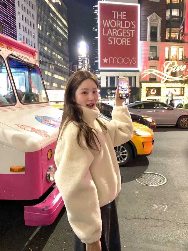 (OUNCE) high neck fur zipup mustang / 2color