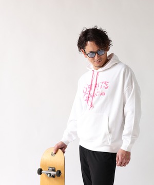 LOGO PINK CAMOUFLAGE PARKA ”white” / 迷彩ロゴパーカー　数量限定モデル