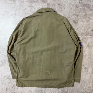 40's M-43 HBT Shirt Jacket US-ARMY 40年代 アメリカ軍 ヘリンボーン シャツ ジャケット ミリタリー ヴィンテージ ビンテージ  TT2026-0035