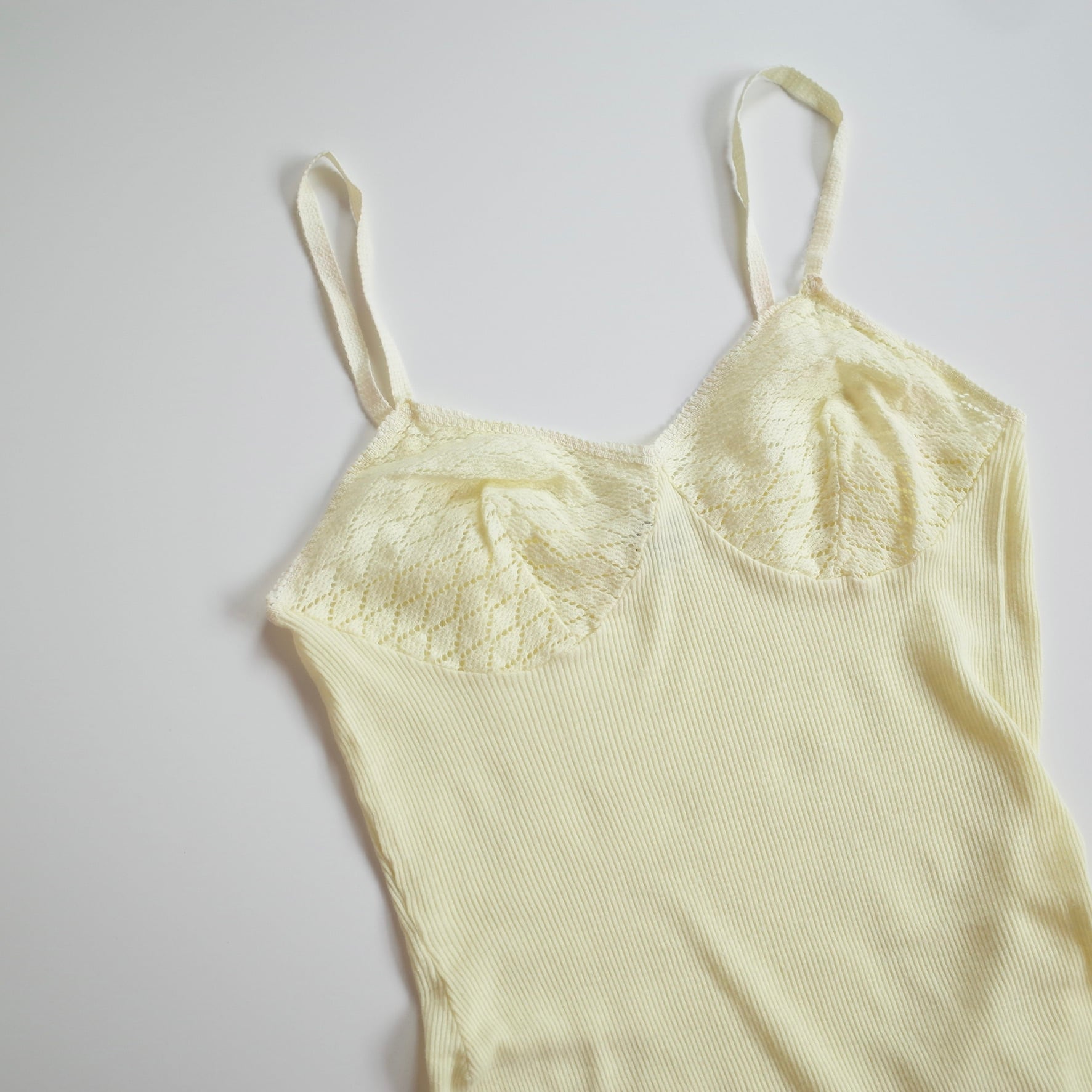 Euro pure cotton rib camisole