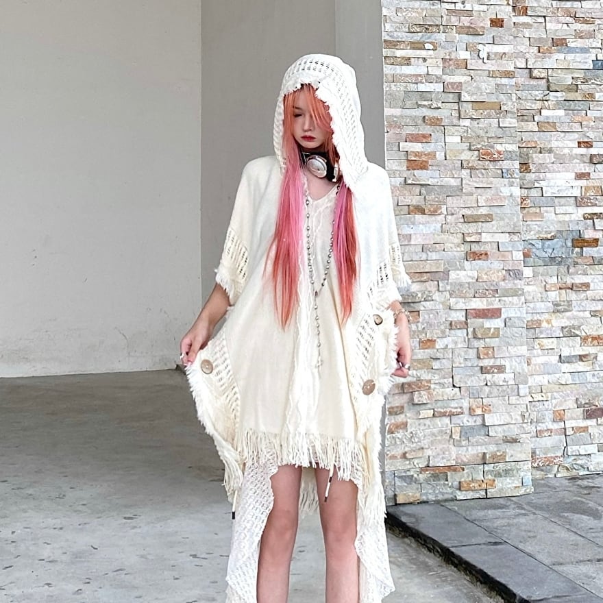 ゴスロリ通販 With U ゴシック ロリィタ ニット スカーフ