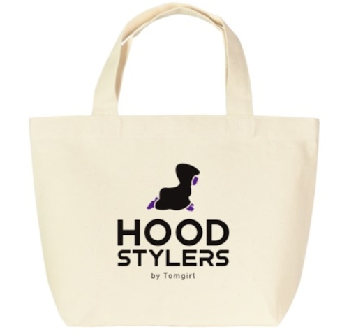 HOOD STYLERS BABY LOGO トートバッグSサイズ(ナチュラル)