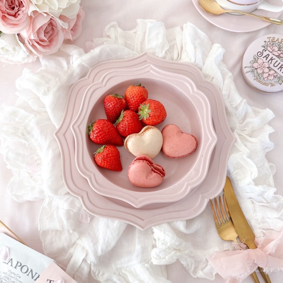Scallop plate / スカラッププレート 22.5cm | BONNE CHANCE